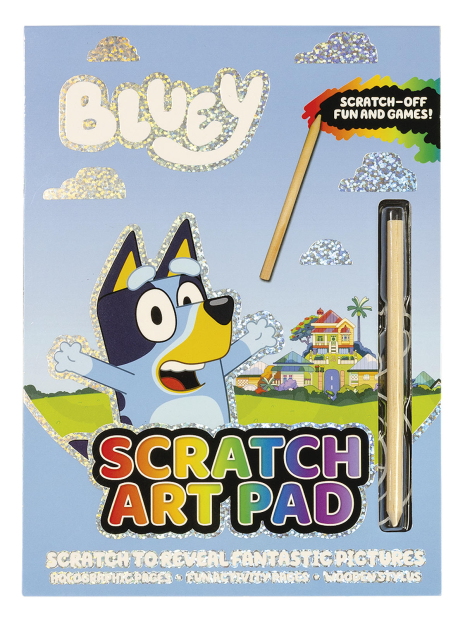 Totum Bluey Scratch Art Pad