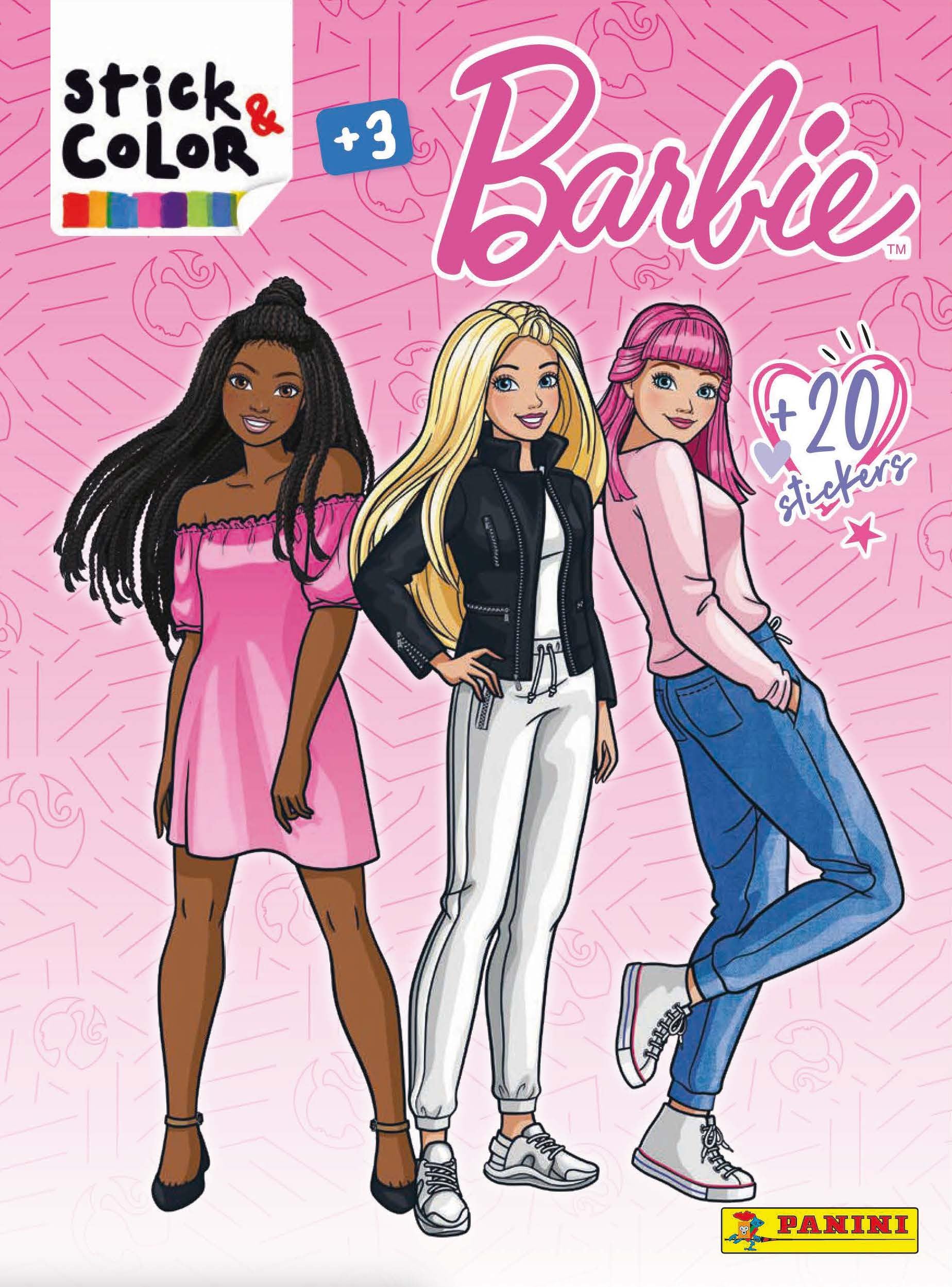 Stick & Stack Barbie Stcikerboek