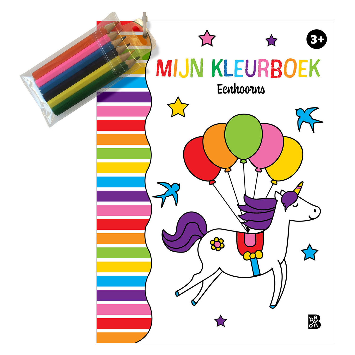 De Ballon - Mijn Kleurboek Eenhoorns incl. potloden