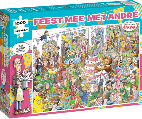 Puzzel 1000 st. Andre van Duin - Feest mee met Andre